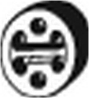 Элемент крепления выпускной системы SUZUKI WAGON R+; TOYOTA CARINA E VI, COROLLA 1.3-1.8 04.92-02.07 BOSAL 255-145 (фото 1)
