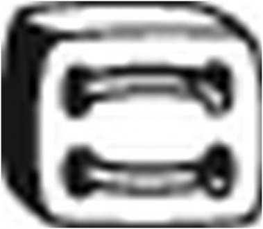 Монтажный элемент выпускной системы (кронштейн глушителя) FIAT 147, 500 C, BRAVA, IDEA, PUNTO, SIENA 0.9-1.9D 04.80- BOSAL 255-522