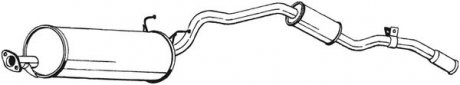Глушник вихлопної системи задній TOYOTA 4 RUNNER 3.0 01.90-10.95 BOSAL 286-233 (фото 1)