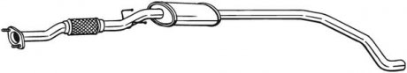 Глушник вихлопної системи середній ALFA ROMEO MITO, FIAT GRANDE PUNTO 1.4 10.05-08.13 BOSAL 289-037 (фото 1)
