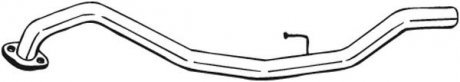 Выхлопная труба задняя ISUZU TROOPER II; OPEL MONTEREY A 3.1D/3.2 08.91-07.98 BOSAL 440-095 (фото 1)