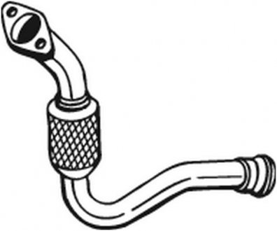 Выхлопная труба передняя (гибкая) RENAULT CLIO II, KANGOO, KANGOO EXPRESS 1.9D 08.97- BOSAL 713-253