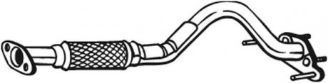 Вихлопна труба передні HYUNDAI GETZ 1.1 09.05-06.09 BOSAL 750-073 (фото 1)