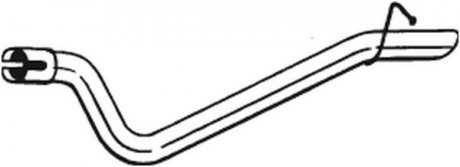 Вихлопна труба задня MERCEDES VITO/MIXTO (W639), VITO (W639) 2.2D-3.7 09.03- BOSAL 750-429