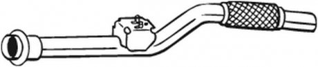 Вихлопна труба передня (гнучка) MERCEDES SPRINTER 2-T (901, 902), SPRINTER 3-T (903), SPRINTER 4-T (904), SPRINTER 5-T (905), SPRINTER (905) 2.7D 04.00 BOSAL 800-011 (фото 1)