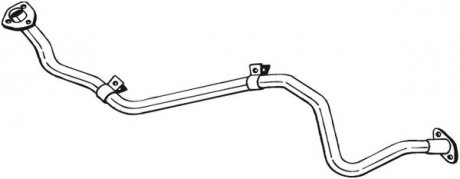 Вихлопна труба передня TOYOTA HILUX V; Volkswagen TARO 2.4D 09.88-12.97 BOSAL 888-411