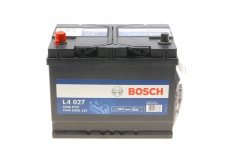 Фото автозапчасти акумуляторна батарея 75А BOSCH 0092L40270