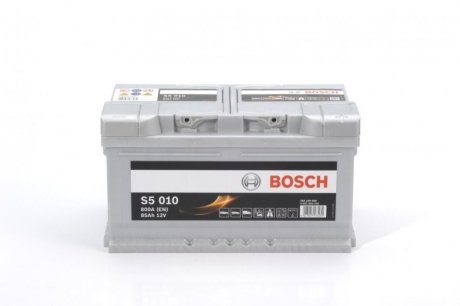 Аккумулятор 12V 85Ah/800A S5 (P+1) 315x175x175 B13 (стартер) BOSCH 0092S50100 (фото 1)