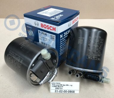 Фото автозапчастини filtr pal.MB Spr.09-16r- z grzaЕ‚kД… BOSCH 0102000868