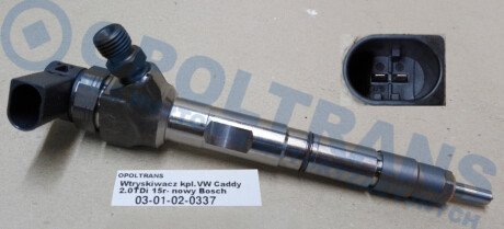 Фото автозапчасти wtryskiwacz VW Caddy 2.0TDi 15r- nowy BOSCH 0301020337