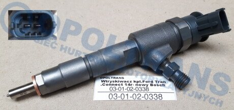 Фото автозапчасти wtryskiwacz Ford Tran.Connect 14r- nowy BOSCH 0301020338