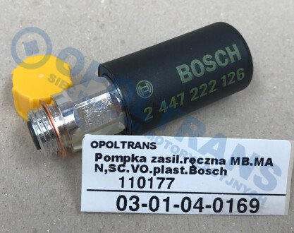 Фото автозапчастини pompka zasil.rД™czna MB.MAN,SC.VO.plast. BOSCH 0301040169