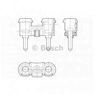 Фото автозапчастини звуковой сигнал, Звуковой сигнал BOSCH 0320226007