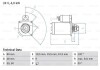 Фото автозапчастини стартер (24В, 4кВт) MERCEDES LK/LN2, MK, NG, O 301, O 309, O 402, OH, UNIMOG, T2/L, T2/LN1 OM314.946-OM386.951 01.70- BOSCH 0 986 013 490 (фото 1)