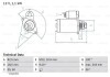 Фото автозапчастини стартер DAEWOO ESPERO; OPEL ASTRA F, CALIBRA A, FRONTERA A SPORT, KADETT E, OMEGA A, OMEGA B, VECTRA A, VECTRA B; SAAB 9-3, 9-5 1.6-2.3ALK 06.85-12.09 BOSCH 0 986 016 280 (фото 1)