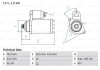 Фото автозапчастини стартер (12В, 1кВт) AUDI A3; SEAT ALTEA, ALTEA XL, CORDOBA, IBIZA III, LEON, TOLEDO III; SKODA FABIA I, OCTAVIA II; Volkswagen GOLF PLUS V, GOLF V, GOLF VI, JETTA III, JETTA IV 1.6-2.0 12.99- BOSCH 0 986 020 220 (фото 1)