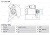 Фото автозапчастини стартер (12В, 0,9кВт) MITSUBISHI COLT CZC, COLT VI, LANCER VIII; SMART FORFOUR 1.1-1.5LPG 01.04- BOSCH 0 986 023 520 (фото 1)