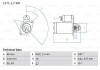 Фото автозапчасти стартер (12В, 1,7 кВт) AUDI A4 ALLROAD B8, A4 B8, A5, A6 C7, Q5 2.0D 11.07-09.18 BOSCH 0986024030 (фото 1)