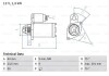 Фото автозапчастини стартер (12В, 1,3кВт) ALFA ROMEO MITO; FIAT 500, 500 C, DOBLO, DOBLO CARGO, DOBLO/MINIVAN, FIORINO, FIORINO/MINIVAN, GRANDE PUNTO, IDEA, LINEA, PALIO, PANDA, PUNTO, PUNTO EVO, QUBO 1.2D/1.3D 06.03- BOSCH 0 986 024 200 (фото 1)