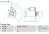 Фото автозапчастини стартер (12В, 1,9кВт) BMW 2 (F45), 2 GRAN TOURER (F46), X1 (F48); MINI (F55), (F56), (F57), CLUBMAN (F54), COUNTRYMAN (F60) 1.5D/2.0D 09.13- BOSCH 0 986 025 040 (фото 1)