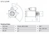 Фото автозапчастини стартер (12В, 2,2кВт) VOLVO C30, C70 II, S40 II, S60 II, S80 II, V50, V60 I, V70 III, XC60 I, XC70 II 2.0D/2.4D 10.06- BOSCH 0 986 025 370 (фото 1)