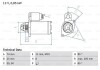 Фото автозапчастини стартер (12В, 0,85кВт) TOYOTA YARIS 1.0 01.05- BOSCH 0 986 025 640 (фото 1)