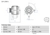 Фото автозапчастини генератор (14В, 90А) SEAT CORDOBA, IBIZA III, IBIZA IV, IBIZA IV SC, IBIZA IV ST, TOLEDO IV; SKODA FABIA I, FABIA I PRAKTIK, FABIA II, RAPID, ROOMSTER, ROOMSTER PRAKTIK; Volkswagen FOX, POLO 1.2 07.01- BOSCH 0 986 049 101 (фото 5)