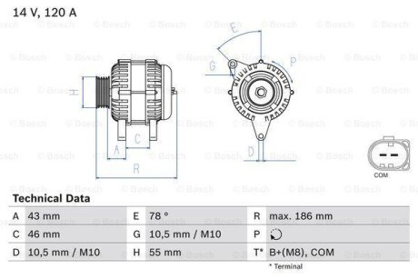 Фото автозапчасти автозапчасть BOSCH 0986083290