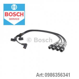 Комплект проводов зажигания SEAT AROSA; Volkswagen LUPO, POLO 1.0/1.4 05.97-07.05 BOSCH 0986356341
