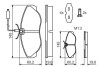 Фото автозапчасти комплект тормозных колодок передняя CITROEN JUMPER; FIAT DUCATO; PEUGEOT BOXER 1.9D-2.8D 02.94-06.06 BOSCH 0 986 424 030 (фото 8)