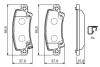 Фото автозапчасти комплект тормозных колодок задний TOYOTA COROLLA 1.4-2.0D 10.01-03.08 BOSCH 0 986 424 790 (фото 2)