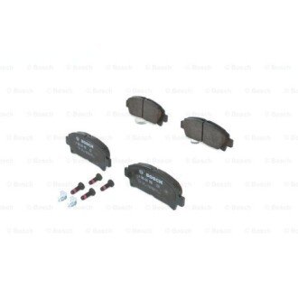 Фото автозапчасти комплект тормозных колодок передняя TOYOTA AVENSIS, CARINA E VI, CELICA, MR2 II 1.6-2.0D 12.89-02.03 BOSCH 0 986 424 799