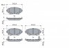 Комплект гальмівних колодок передня TOYOTA C-HR, COROLLA 1.2/1.8H/2.0H 10.16- BOSCH 0 986 424 865 (фото 5)