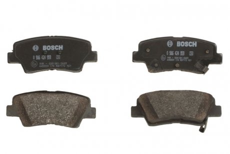 Комплект тормозных колодок задних HYUNDAI I30 2.0 07.17- BOSCH 0986424959 (фото 1)