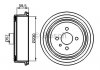 Фото автозапчасти тормозной барабан задний OPEL ASCONA B, COMBO/MINIVAN, CORSA B, KADETT C, KADETT C CITY, KADETT D, KADETT E, KADETT E COMBO, MANTA B, REKORD D, REKORD E 1.2-2.3D 01.72-12.02 BOSCH 0 986 477 022 (фото 1)