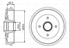 Фото автозапчасти тормозной барабан задний CITROEN XSARA, ZX; PEUGEOT 306 1.1-1.9D 03.91-03.05 BOSCH 0 986 477 253 (фото 1)