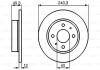 Фото автозапчасти тормозной диск передняя левая/правая NISSAN SUNNY II, X-TRAIL 1.3-2.5 06.86-01.13 BOSCH 0 986 478 368 (фото 1)