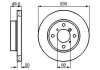 Фото автозапчастини гальмівний диск передня ліва/права SUZUKI BALENO 1.3/1.6 07.95-05.02 BOSCH 0986478450 (фото 1)