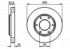 Гальмівний диск передня ліва/права TOYOTA HIACE IV 2.4-2.7 08.95-12.12 BOSCH 0986478693 (фото 1)