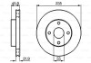 Фото автозапчастини гальмівний диск передня ліва/права MAZDA 323 C V, 323 F V, 323 F VI, 323 S VI 1.3-1.6 08.94- BOSCH 0986478787 (фото 1)