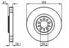 Тормозной диск передняя левая/правая (высокоуглеродистая) CITROEN C8; FIAT ULYSSE; LANCIA PHEDRA; PEUGEOT 807 2.0D/2.2D/3.0 06.02- BOSCH 0986479168 (фото 9)