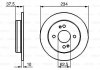 Тормозной диск, задний левая/правая (234mmx10mm) HYUNDAI I10; KIA PICANTO 1.0/1.0 Bi-Fuel/1.1/1.1 CRDi/1.2 04.04- BOSCH 0986479256 (фото 6)