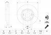 Фото автозапчастини гальмівний диск передня ліва/права (високовуглецевий; з гвинтами) HYUNDAI COUPE, SONATA V, TUCSON; KIA CARENS III, CERATO I, MAGENTIS, SPORTAGE II 1.6-2.7 01.01- BOSCH 0 986 479 368 (фото 5)