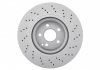 Тормозной диск передняя левая/правая (высокоуглеродистая) MERCEDES E T-MODEL (S211), E (W211), SL (R230) 1.8-5.5 10.01-01.12 BOSCH 0986479415 (фото 3)
