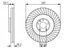 Фото автозапчасти тормозной диск перед левой/правой AUDI A8 2.8-6.0 10.02-07.10 BOSCH 0 986 479 A31 (фото 1)