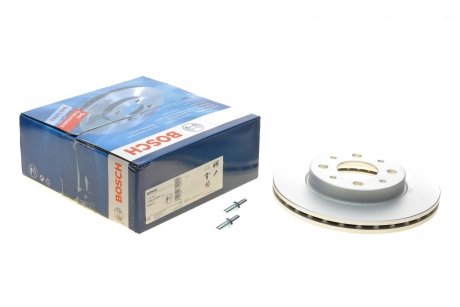 Тормозной диск передняя левая/правая (с винтами) FIAT 500, 500 C, PANDA; FORD KA; LANCIA YPSILON 1.2-1.4CNG 09.03- BOSCH 0 986 479 B76 (фото 1)