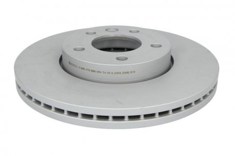 Тормозной диск передняя левая/правая (высокоуглеродистая) Volkswagen MULTIVAN V, MULTIVAN VI, TOUAREG, TRANSPORTER/CARAVELLE VI, TRANSPORTER V, TRANSPORTER VI 1.9D-6.0 10.02- BOSCH 0 986 479 B88 (фото 1)