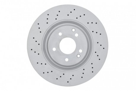 Тормозной диск передняя левая/правая (высокоуглеродистая) MERCEDES C (CL203), C T-MODEL (S203), C (W203), CLK (A209), CLK (C209), SLK (R171) 1.8-3.5 05.00-0 BOSCH 0 986 479 C76 (фото 1)