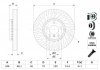 Двухчастный тормозной диск (высокоуглеродистый; с винтами) BMW 5 (F10), 5 (F11), 5 GRAN TURISMO (F07), 6 (F12), 6 (F13), 6 GRAN COUPE (F06), 7 (F01, F02, F03, F04) 2.0-4.4 02.08-10.18 BOSCH 0 986 479 E19 (фото 5)