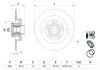 Фото автозапчастини гальмівний диск із підшипником задня ліва/права (з кільцем ABS) RENAULT GRAND SCENIC IV, MEGANE IV, SCENIC IV, TALISMAN 1.2-2.0D 06.15- BOSCH 0986479F42 (фото 1)